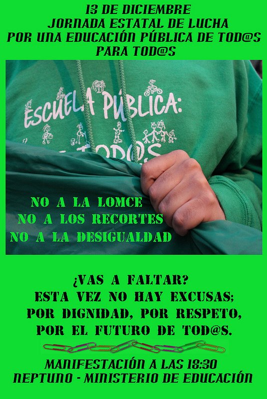 La educación pública también se moviliza